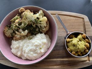 Vegan meal of the day at hjá höllu in Grindavik