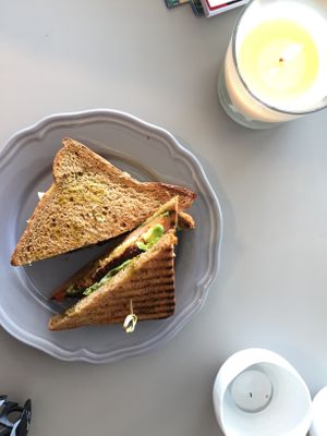 Can’t quaint any better! 🥪  at hjá höllu in Grindavik