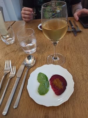 Mise en bouche at La Table de Flore in Rouen