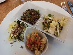 Main dish at La Table de Flore in Rouen