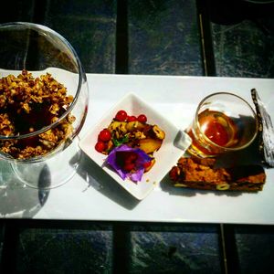 Dessert at La Table de Flore in Rouen