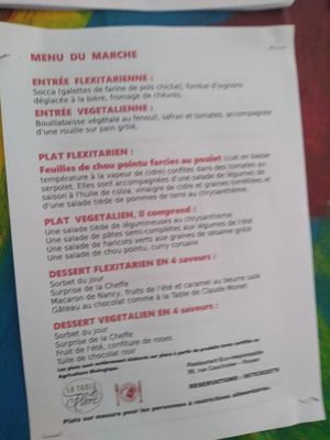 Menu août 2020 at La Table de Flore in Rouen