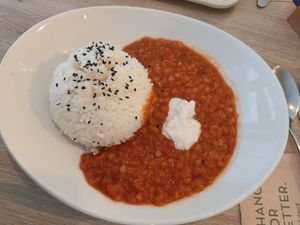 Vegan Dal mit Sojaghurt - super lecker at Dean & David in Bad Kreuznach