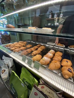All their croissants are vegan  at Bios Cafe in Rimini