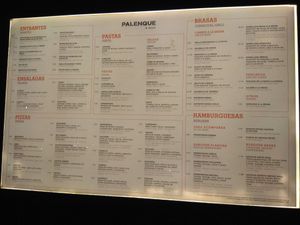 La carta agosto 2019 at Palenque in Murcia