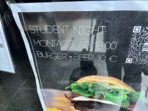 sign  at The Hungry Highlander in Coburg