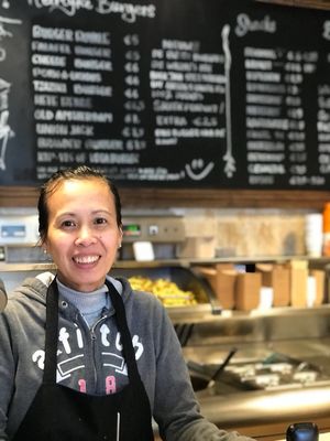 The owner at Puur Friet in Meppel