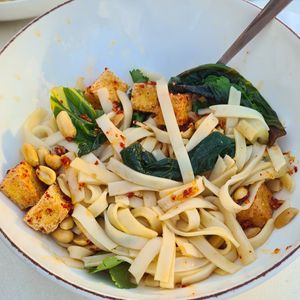 Noodle salad at Hagabions Kafe in Gothenburg