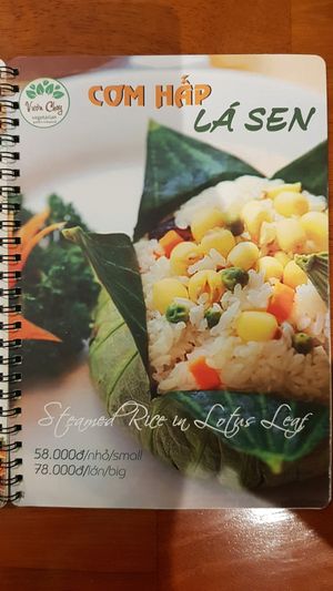 Menu 7/15 at Vuon Chay in Ho Chi Minh City