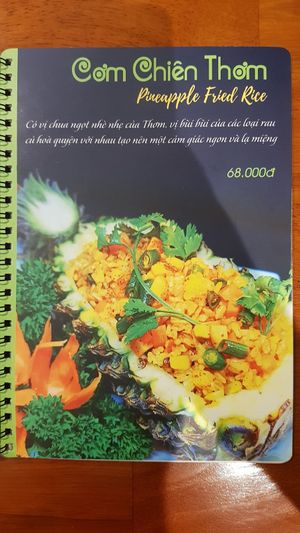 Menu 9/15 at Vuon Chay in Ho Chi Minh City