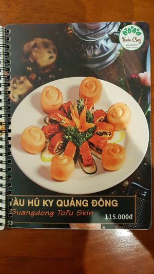 Menu 11/15 at Vuon Chay in Ho Chi Minh City