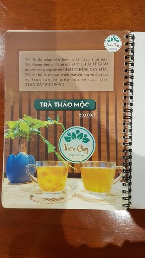 Menu 14/15 at Vuon Chay in Ho Chi Minh City