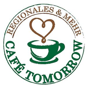Logo at Cafe Tomorrow in Linz Am Rhein