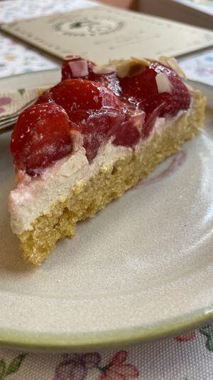 Erdbeertorte  at Cafe Tomorrow in Linz Am Rhein