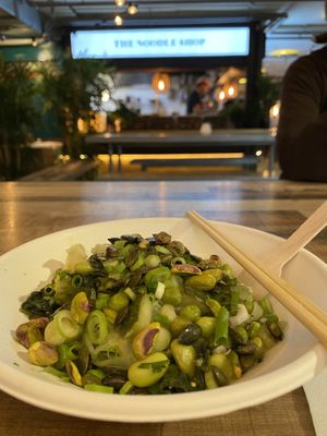 Green Thai Curry Noodles  at Foodhallen in Amsterdam