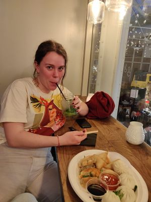 Dimsum  at Foodhallen in Amsterdam