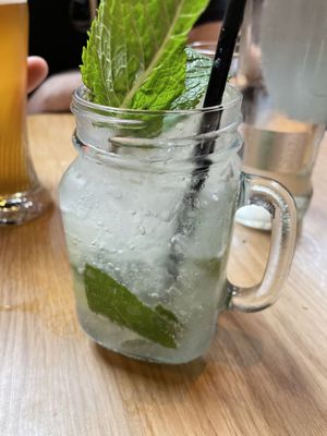 Homemade lemonade   at Foodhallen in Amsterdam