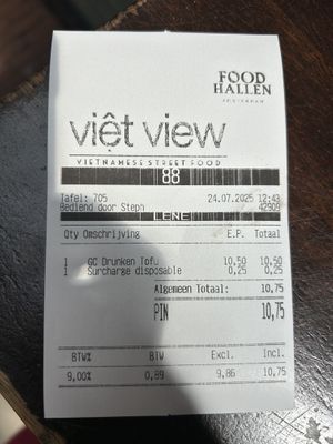 bill  at Foodhallen in Amsterdam