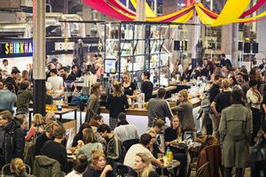 De Foodhallen overview.
Photocredits: Jesaja Hizkia  at Foodhallen in Amsterdam