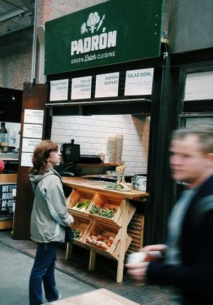 Padron offers vegetarian food in the foodhallen at Foodhallen in Amsterdam