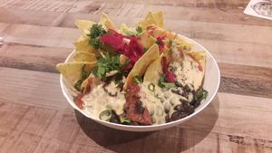 Vegan Nacho Bowl at Foodhallen in Amsterdam