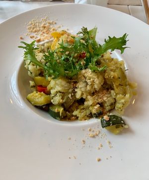 Risotto at Veganeeta Home in Balatonalmadi