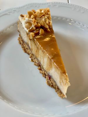 Cheesecake at Veganeeta Home in Balatonalmadi