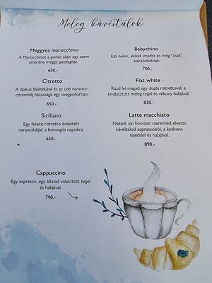 Coffee selection 4 at Veganeeta Home in Balatonalmadi