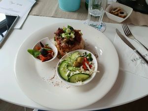 Paella at Veganeeta Home in Balatonalmadi