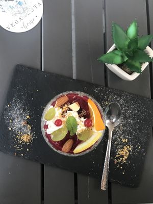 Panna Cotta at Veganeeta Home in Balatonalmadi