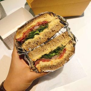 Chickpeas salad sandwich WOW! at Go Vegan! Grab N Go in Guangzhou