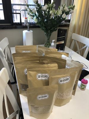 Always awesome products delivered directly to your door from the GoVegan team.  at Go Vegan! Grab N Go in Guangzhou