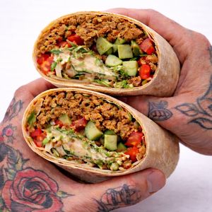 Shawarma Wrap at Roots in Guangzhou