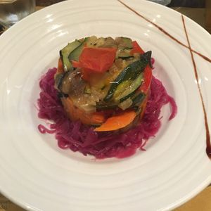 Vegetable meuillefuille  at Osteria Caffe Monte Baldo in Verona