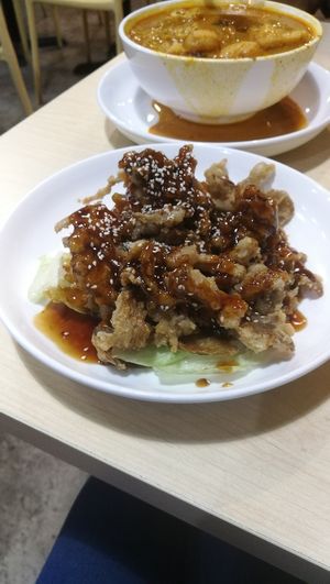 Marmite Abalone Mushroom RM13
Abalone mushroom and marmite sauce.
 at Tze Ern Vege Restaurant 慈恩素食 in Kuala Lumpur