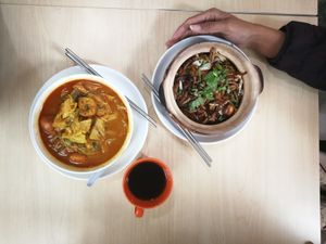 Curry Kueh Teow

Claypot Loh Shu Fun

Herbal Tea at Tze Ern Vege Restaurant 慈恩素食 in Kuala Lumpur
