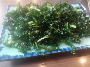 Fried algea at Bambu Chinese Brasserie in Rome