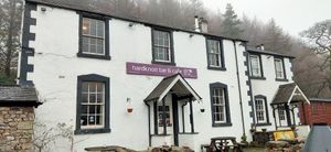 Outside at Hardknott Bar & Cafe in Eskdale