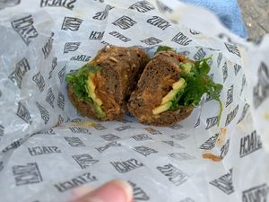 sandwhich at Stach Cafe in Amsterdam