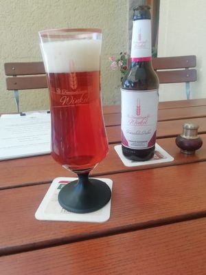 Rotbier at Gasthof Falkenhorst in Burig