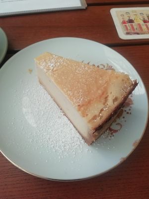 Käsekuchen at Gasthof Falkenhorst in Burig