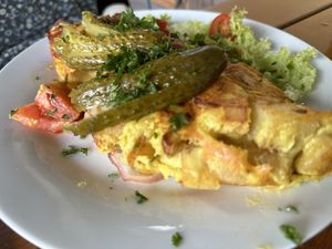 Bauernfrühstück  at Gasthof Falkenhorst in Burig