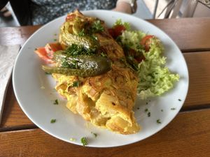 Bauernfrühstück  at Gasthof Falkenhorst in Burig