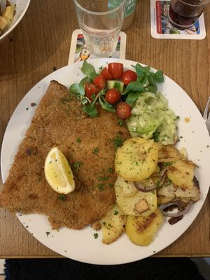 Veganes Schnitzel   at Gasthof Falkenhorst in Burig