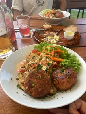 Brotzeit Teller at Gasthof Falkenhorst in Burig
