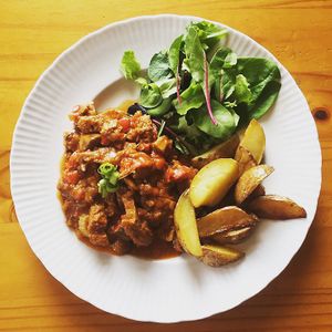 Gulasch! War lecker  at Gasthof Falkenhorst in Burig