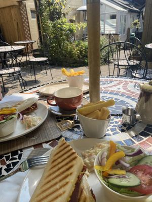   at The White Hart Tearoom in Leek