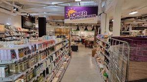 Inside at EkoPlaza in Haarlem