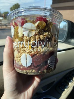 Smoothie bowl at Berry Divine Acai Bowls in Sedona