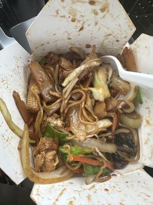 No oyster sauce lo mein  at Hong Kong in Battle Creek